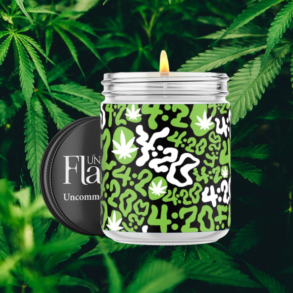Groovy 420 cannabis soy candle