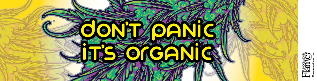 Don't Panic - It's Organic flat label