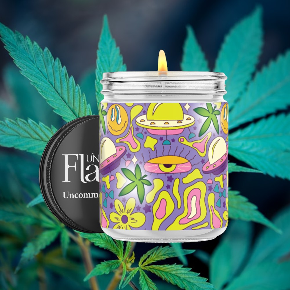 420 spaceship candle
