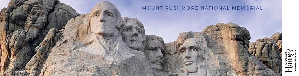 Mt. Rushmore design flat