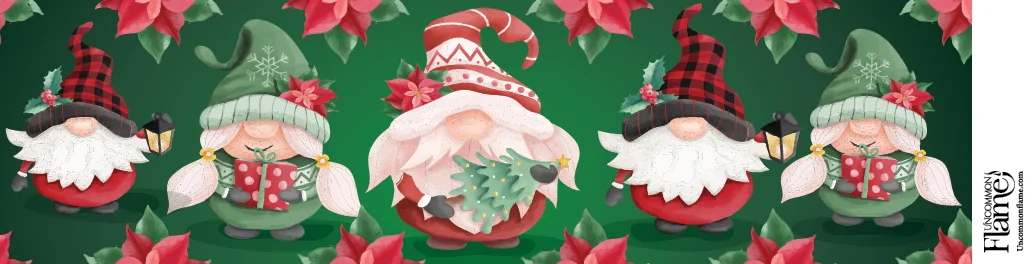Christmas Gnomes flat