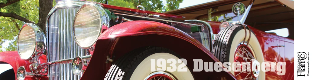 Duesenburg Classic Car design flat label