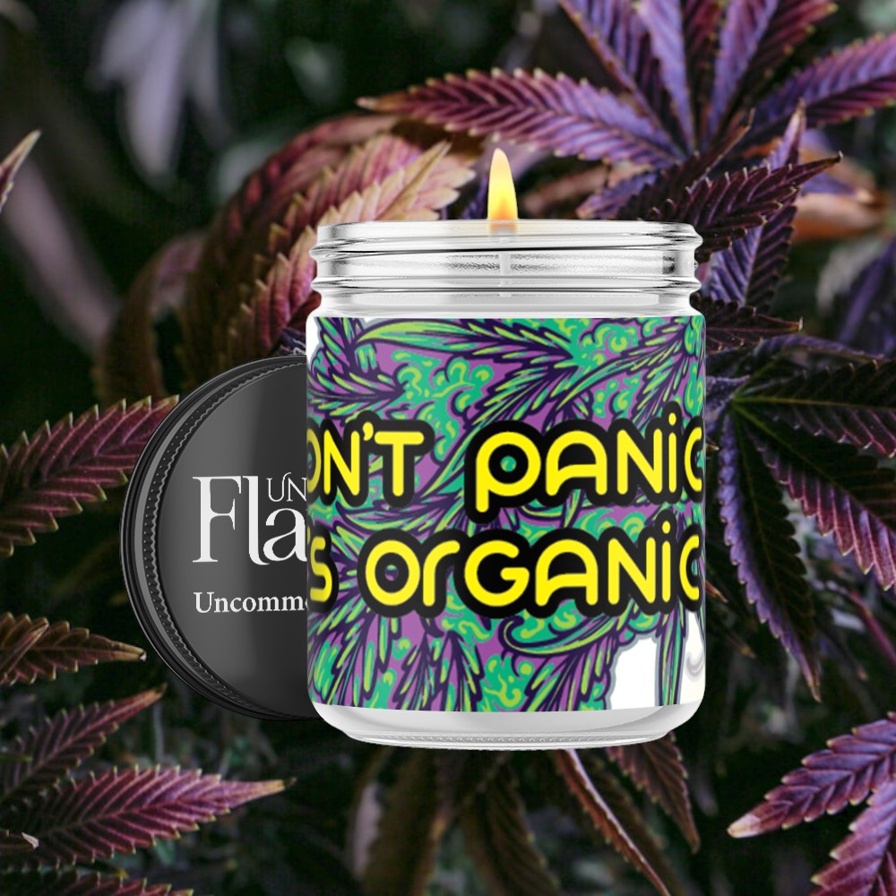 dont panic its organic candle