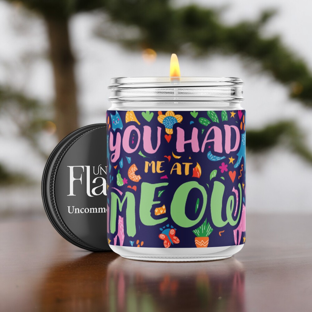 you had me at meow candle