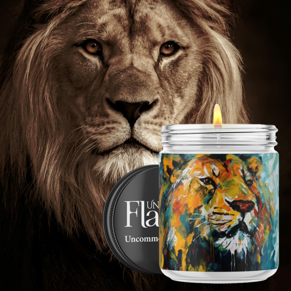 lion candle