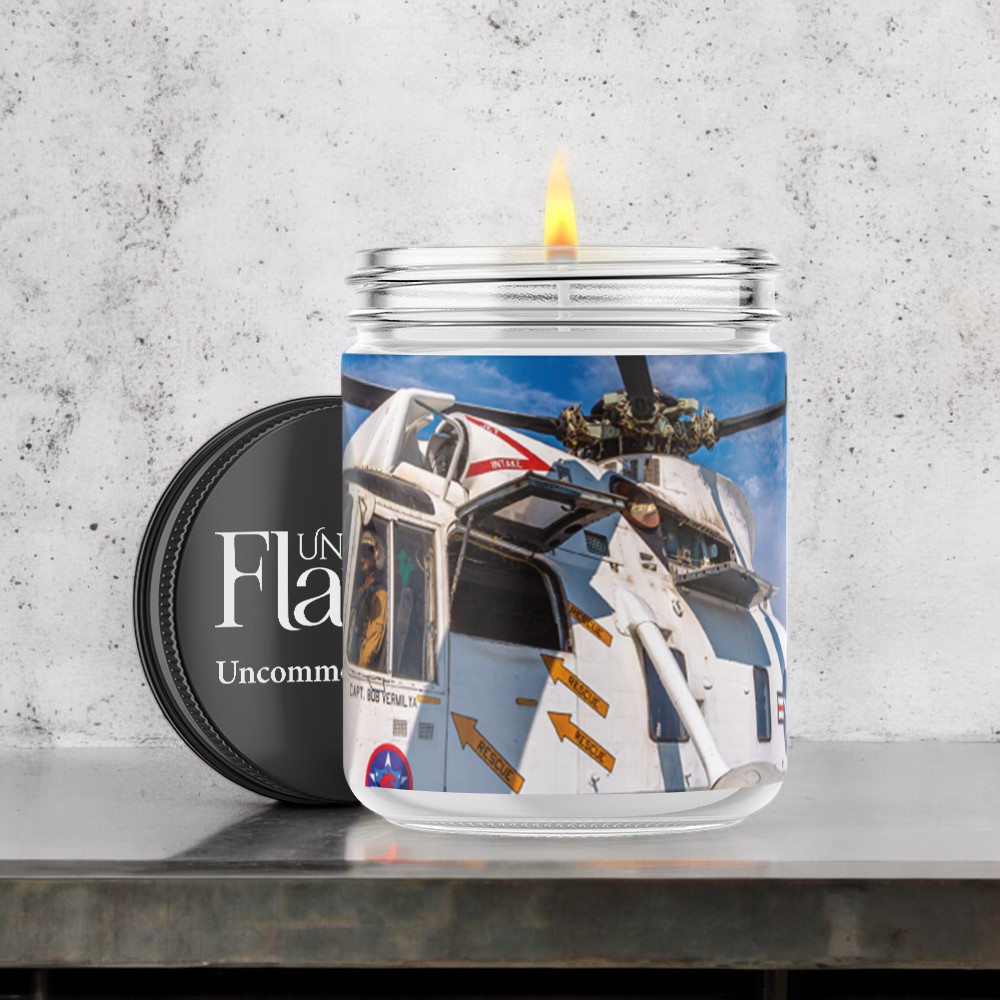 vintage sea king helicopter