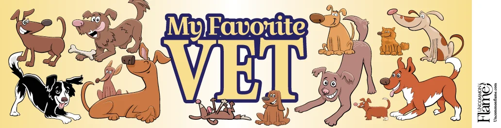 My Favorite Vet flat label