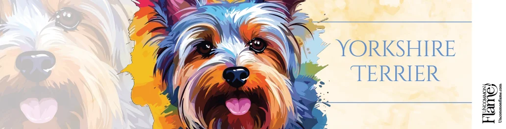 Yorkie flat label