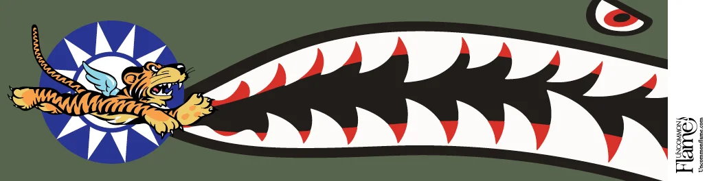Flying Tigers flat label