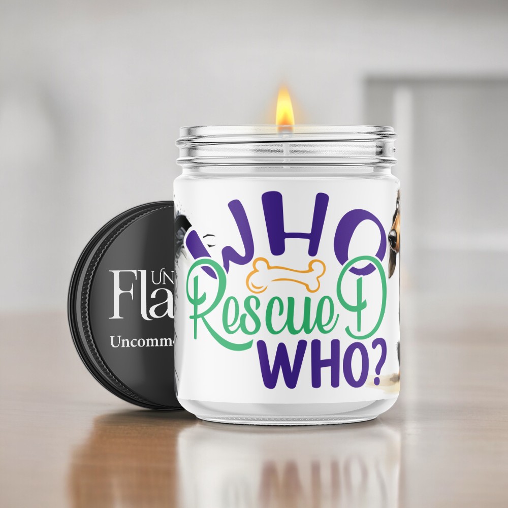 Who Rescued Who candle