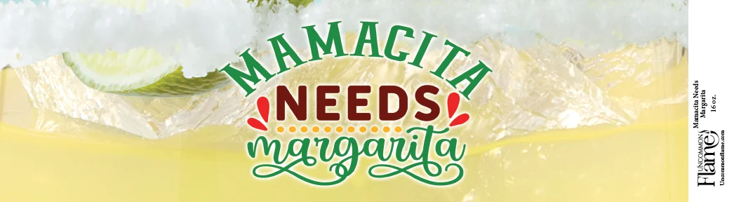 Mamacita Needs Margarita flat label
