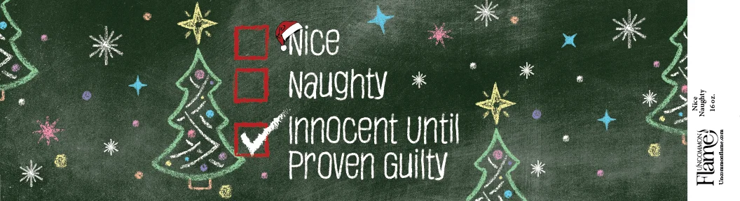 Nice Naughty flat label