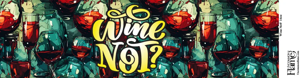Wine Not? flat label