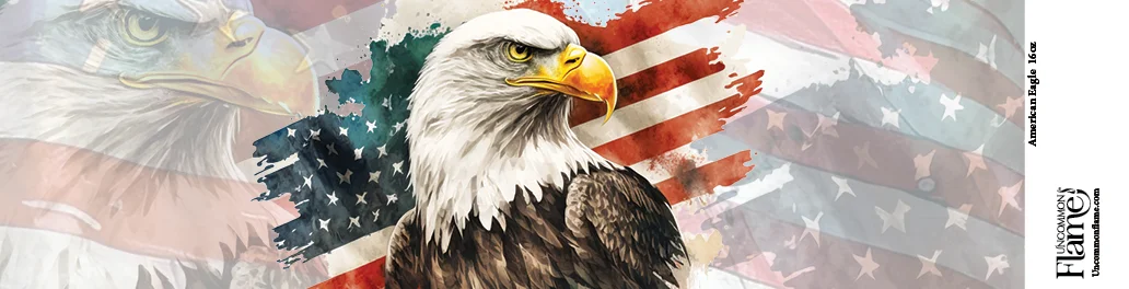 American Eagle flat label
