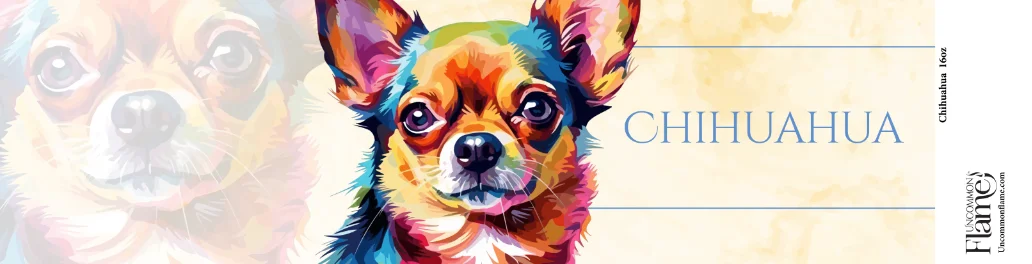 Chihuahua flat label