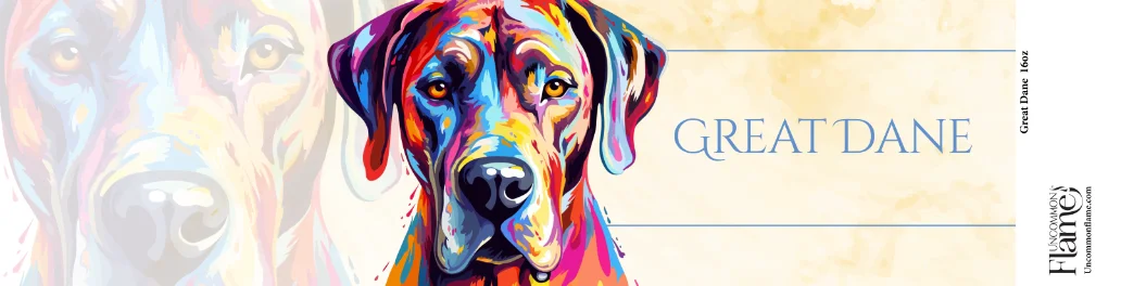Great Dane flat label