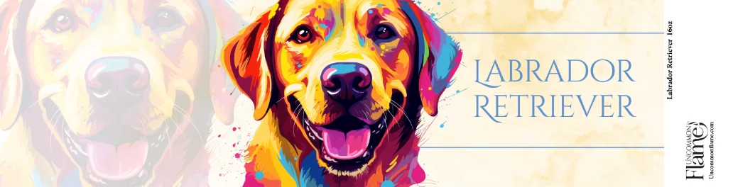 Labrador Retriever flat label