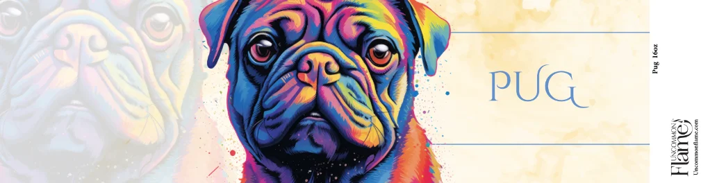 Pug flat label