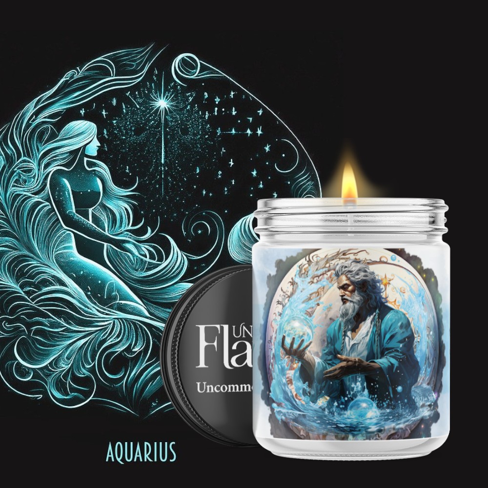 aquarius candle
