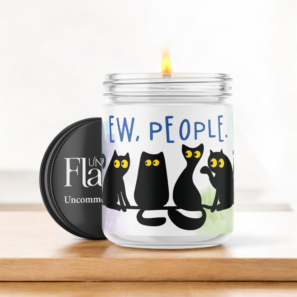 ew, people cat candle
