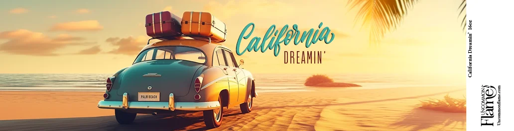 California Dreamin flat label