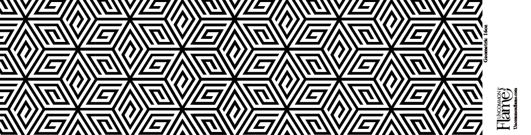 Geometric flat label