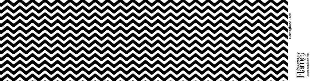 Herringbone flat label