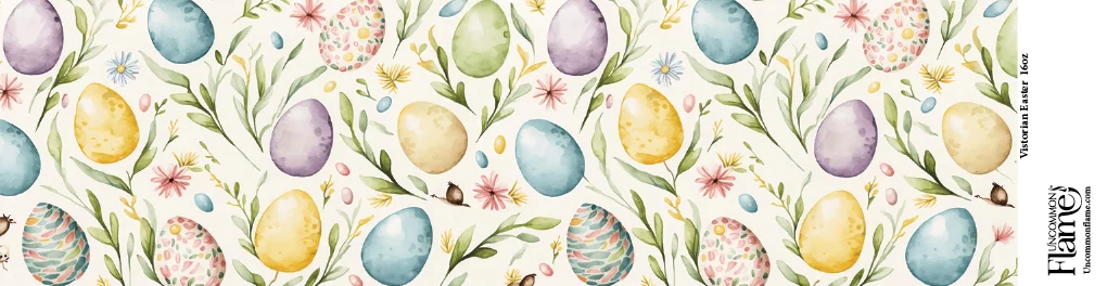 Victorian Easter flat label