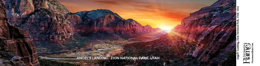 Zion National Park flat label