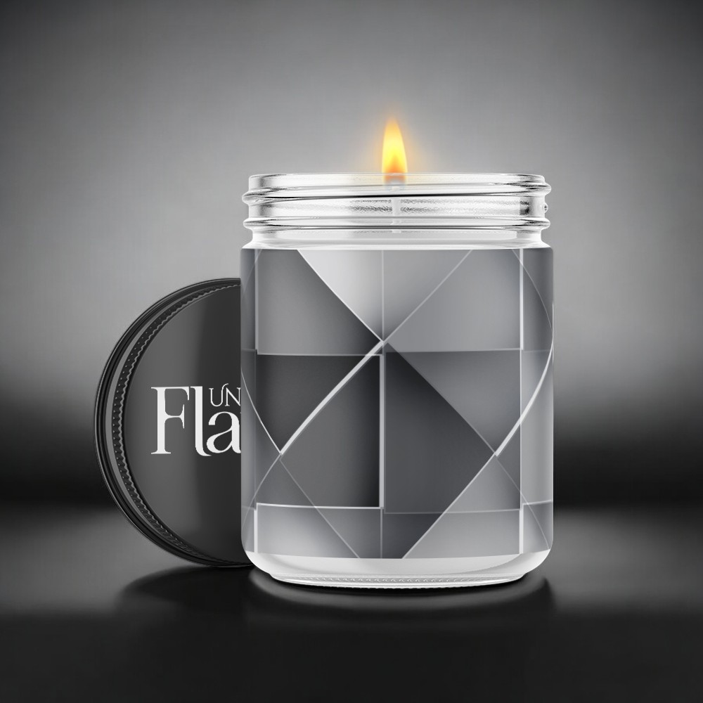 dark abstract candle