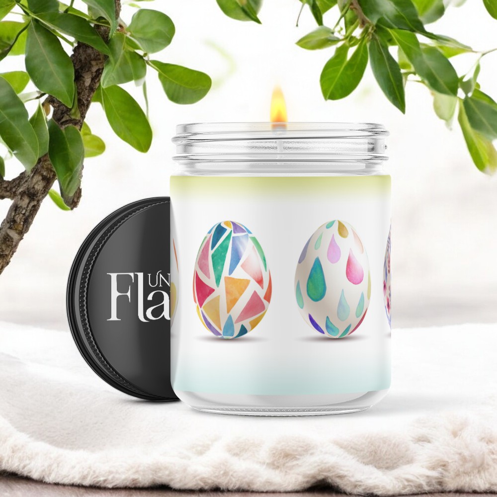 easter eggs soy candle