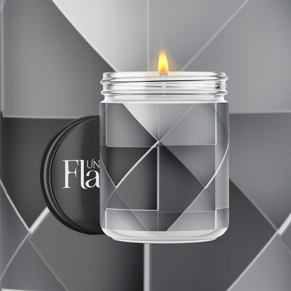 dark abstract candle