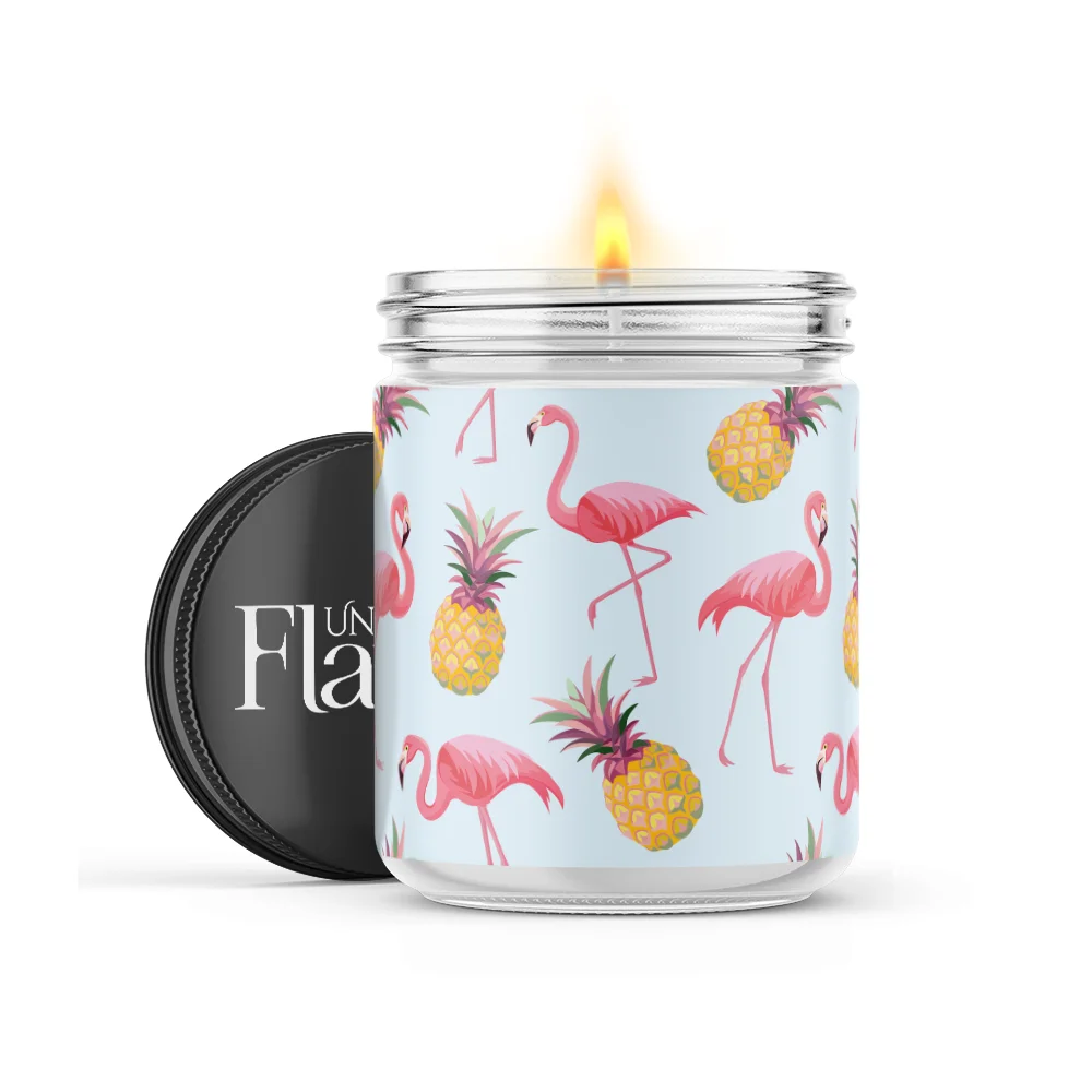 Flamingos & Pineapples design