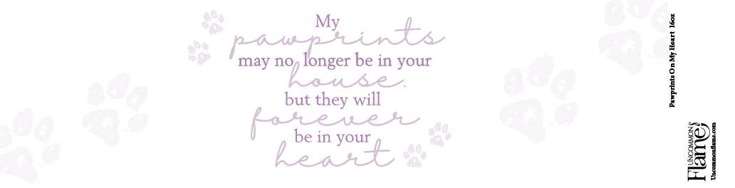 Pawprints On My Heart Design