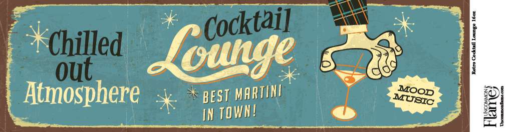 Retro Cocktail Lounge Design