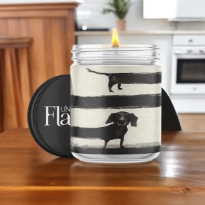 Dachshund candle