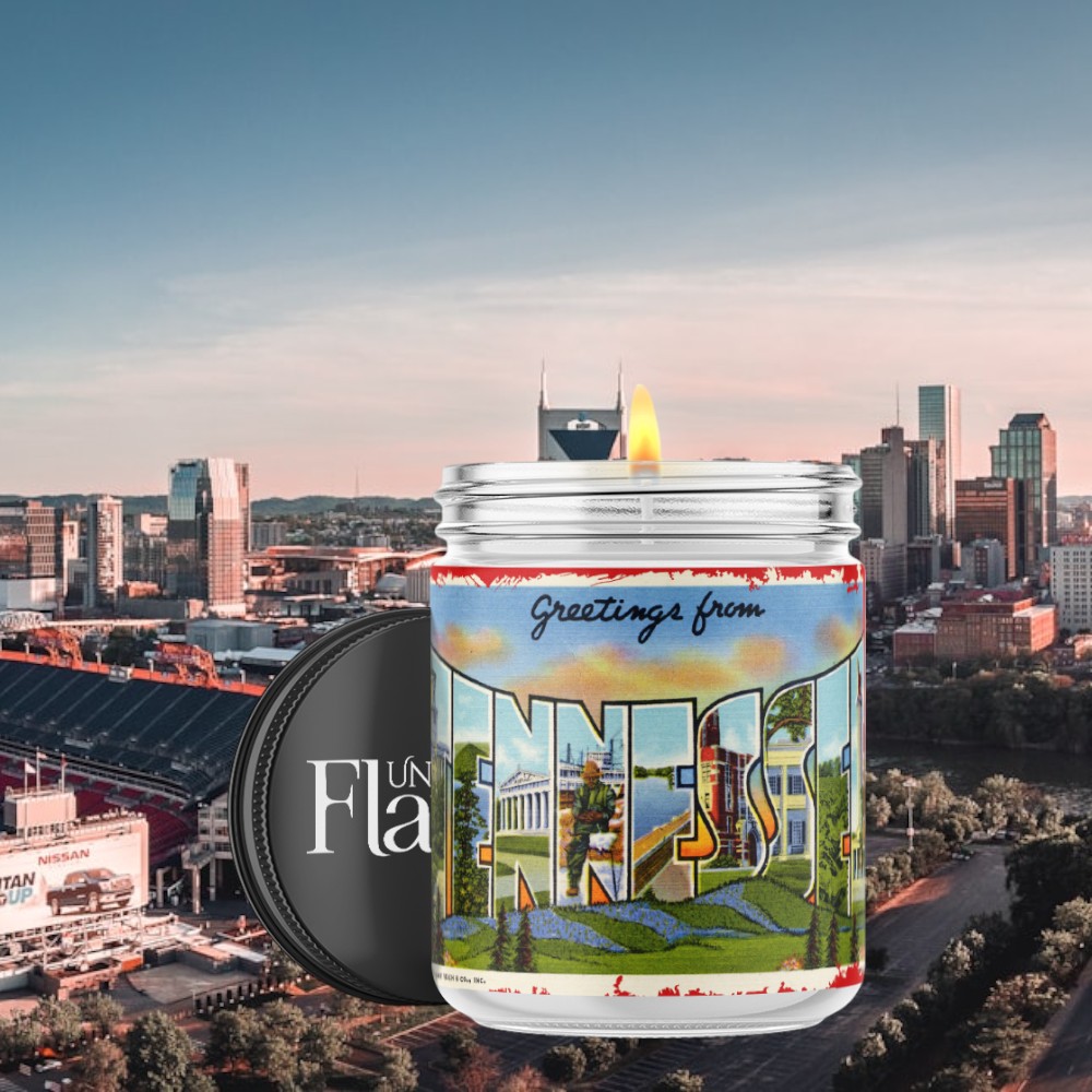 greetings from Tennessee candle