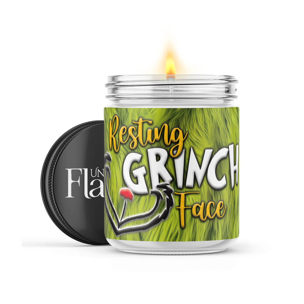 Resting Grinch Face Design