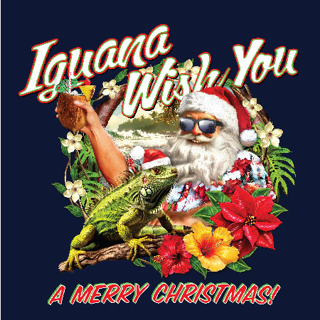 old guys rule iguana christmas