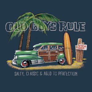 old guys rule beach cruiser