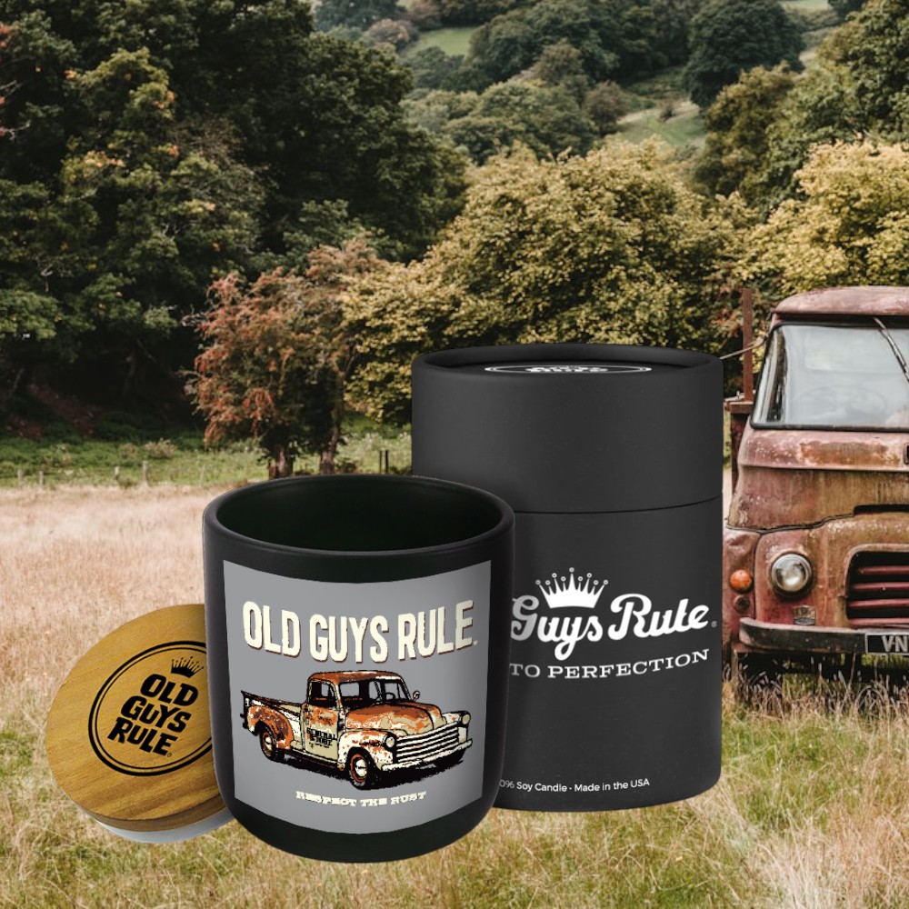 old guys rule rusty truck