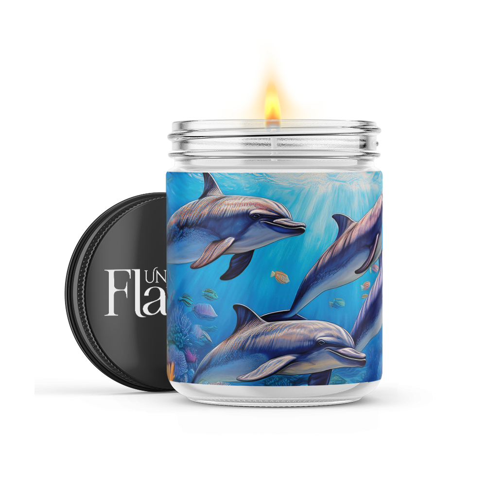 Dolphins Watercolor