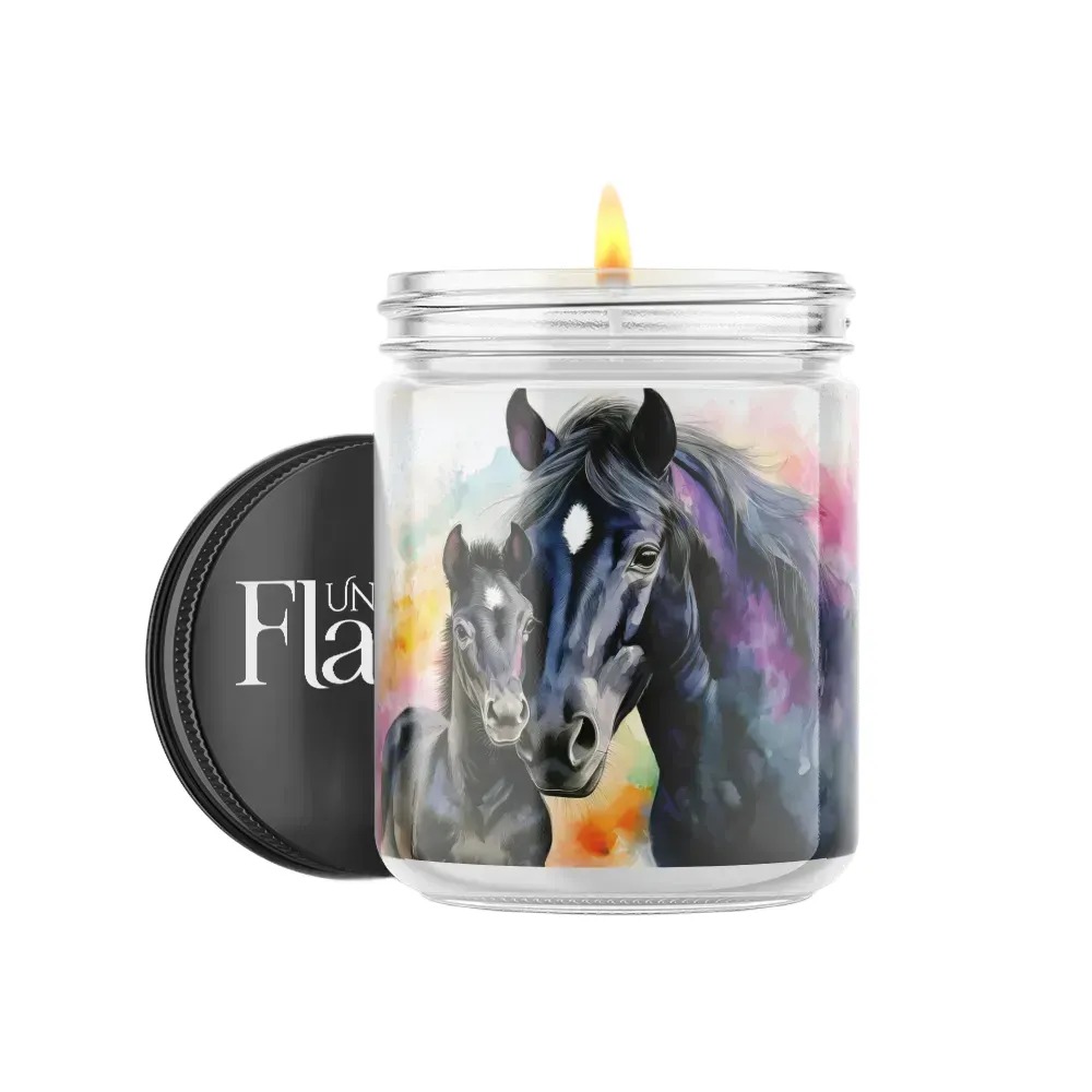 Mama and Foal Horses